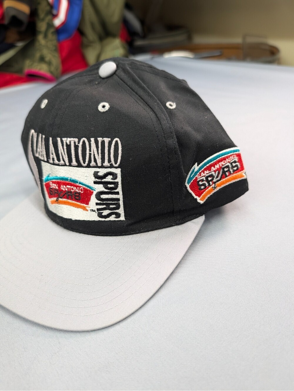 San Antonio Spurs Vintage 90s Snapback Hat Drew Pearson NBA